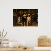Die Nacht von Rembrandt van Rijn Poster (Küche)
