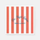 Die Nacht vor - Daniella & Casey Serviette (Vorderseite)