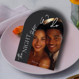 Die Nacht vor dem Abendessen am Foto Probe Einladung