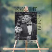 Die Nacht vor dem Abendessen Begrüßung Acrylschild (Neutral)