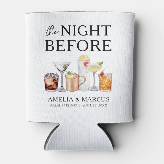 Die Nacht vor dem Abendessen der Probe Dosenkühler (Vorderseite)