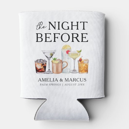 Die Nacht vor dem Abendessen der Probe Dosenkühler (Rückseite)