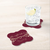 Die Nacht vor dem Abendessen mit blühender Probe Untersetzer (Vor Ort)