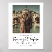 Die Nacht vor dem eleganten Foto Poster (Vorne)