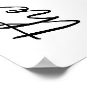 Die Nacht vor dem Foto Poster (Ecke)