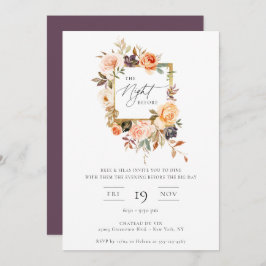 Die Nacht vor dem Herbst Einladung zur Blumen