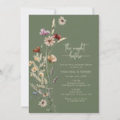 Die Nacht vor dem Probe florieren Einladung (Vorderseite)