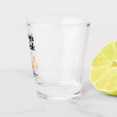 Die Nacht vor dem Retro-Probe-Dinner Schnapsglas (Rechts)