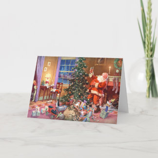 DIE NACHT VOR DEN CHRISTMAS FEIERTAGSKARTE