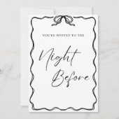 Die Nacht vor der Einladung (Vorderseite)