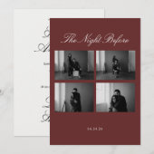 Die Nacht vor der Einladung (Vorne/Hinten)