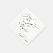 Die Nacht vor der Hochzeit Probe Abendessen Napkin Serviette (Ecke)