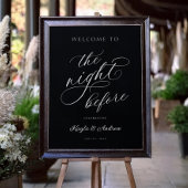 Die Nacht vor der Hochzeit Probe Begrüßungszeichen Poster