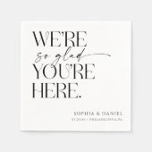 Die Nacht vor der Hochzeit Probe Dekoration Serviette (Vorderseite)