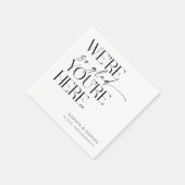 Die Nacht vor der Hochzeit Probe Dekoration Serviette (Ecke)