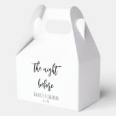 Die Nacht vor der Hochzeit Probe Dinner Geschenkschachtel (Vorderseite)
