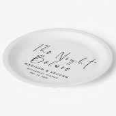 Die Nacht vor der Hochzeit Probe Dinner Pappteller (Schrägansicht)