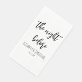 Die Nacht vor der Hochzeit Probe Dinner Serviette (Ecke)