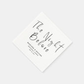 Die Nacht vor der Hochzeit Probe Dinner Serviette (Ecke)