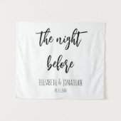 Die Nacht vor der Hochzeit Probe Dinner Wandteppich (Vorderseite (Horizontal))