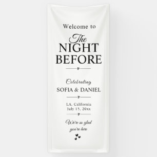 Die Nacht vor der Hochzeit, Probeessen Hochzeit B Banner