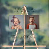 Die Nacht vor der Hochzeit von Fotos der Kindheit Acrylschild (Neutral)