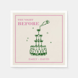 Die Nacht vor der Hochzeit von Napkins Serviette