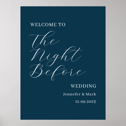 Die Nacht vor der Hochzeit - Willkommen in der Pro Poster (Vorne)