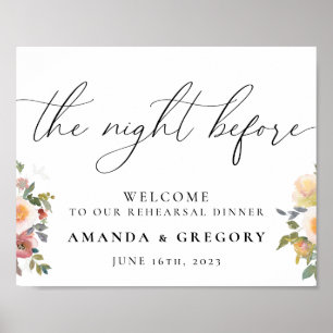 Die Nacht vor der Hochzeitsprobe-Dinner Begrüßung  Poster