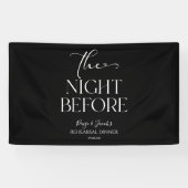 Die Nacht vor der kleinen Hochzeit Probe Dinner Banner (Horizontal)