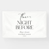 Die Nacht vor der kleinen Hochzeit Probe Dinner Banner (Horizontal)