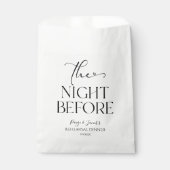 Die Nacht vor der kleinen Hochzeit Probe Dinner Geschenktütchen (Vorderseite)