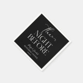 Die Nacht vor der kleinen Hochzeit Probe Dinner Serviette (Ecke)