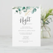 Die Nacht vor der Leaf Probe Einladungen (Stehend Vorderseite)