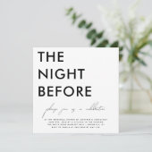 Die Nacht vor der Mod Probe Einladung (Stehend Vorderseite)