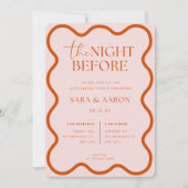 Die Nacht vor der Probe Einladung (Vorderseite)