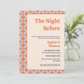 Die Nacht vor der Probe Einladung (Stehend Vorderseite)