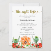 Die Nacht vor der Probe Einladung (Vorderseite)