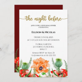 Die Nacht vor der Probe Einladung