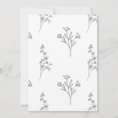 Die Nacht vor der Probe Einladung (Rückseite)