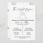 Die Nacht vor der Probe Einladung (Vorne/Hinten)