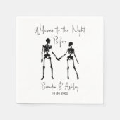 Die Nacht vor der Probe Serviette (Vorderseite)