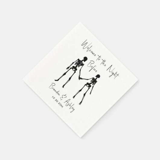 Die Nacht vor der Probe Serviette (Ecke)