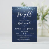 Die Nacht vor der Rehersal Einladung (Stehend Vorderseite)