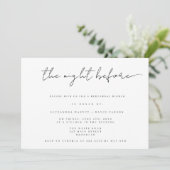 Die Nacht vor der schicken Probe Einladung (Stehend Vorderseite)