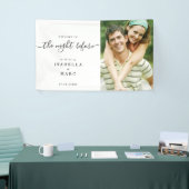 Die Nacht vor mit Foto für Hochzeitsfeiern Probe Banner (Messeveranstaltung)