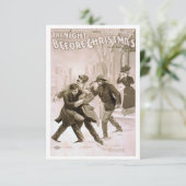 Die Nacht vor Weihnachten: Der Mord Dankeskarte (Stehend Vorderseite)