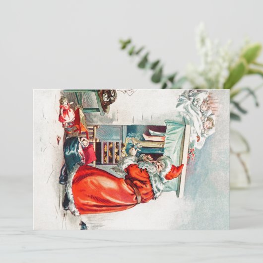 Die Nacht vor Weihnachten Einladung (Stehend Vorderseite)