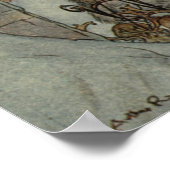 Die Nacht vor Weihnachten von Arthur Rackham Poster (Ecke)