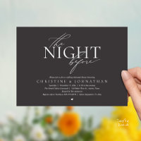 Die Nacht Vorher, Moderne Hochzeitsprobe-Abendesse